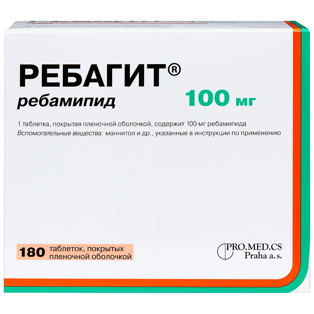 Rebagit 100 mg 180 coated tablets