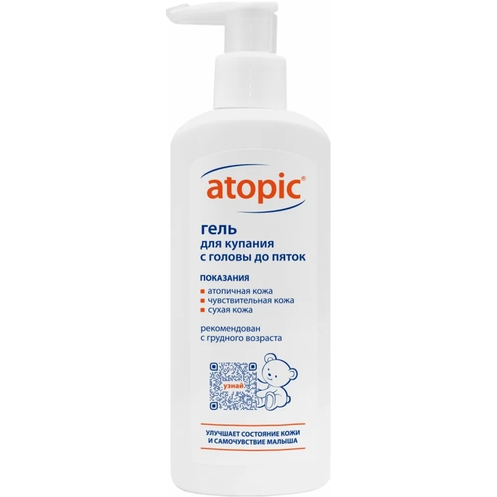 Atopic gel for bathing from head to toe 250 ml