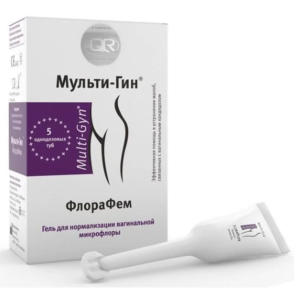 Multi-Gyn FloraFem gel for normalization of vaginal microflora 5 ml 5 pcs.