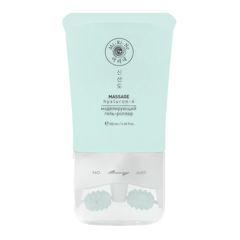 Mi-ri-ne gel roller anti-wrinkle for face, neck, and décolleté modeling anti-aging hyaluron 100 ml