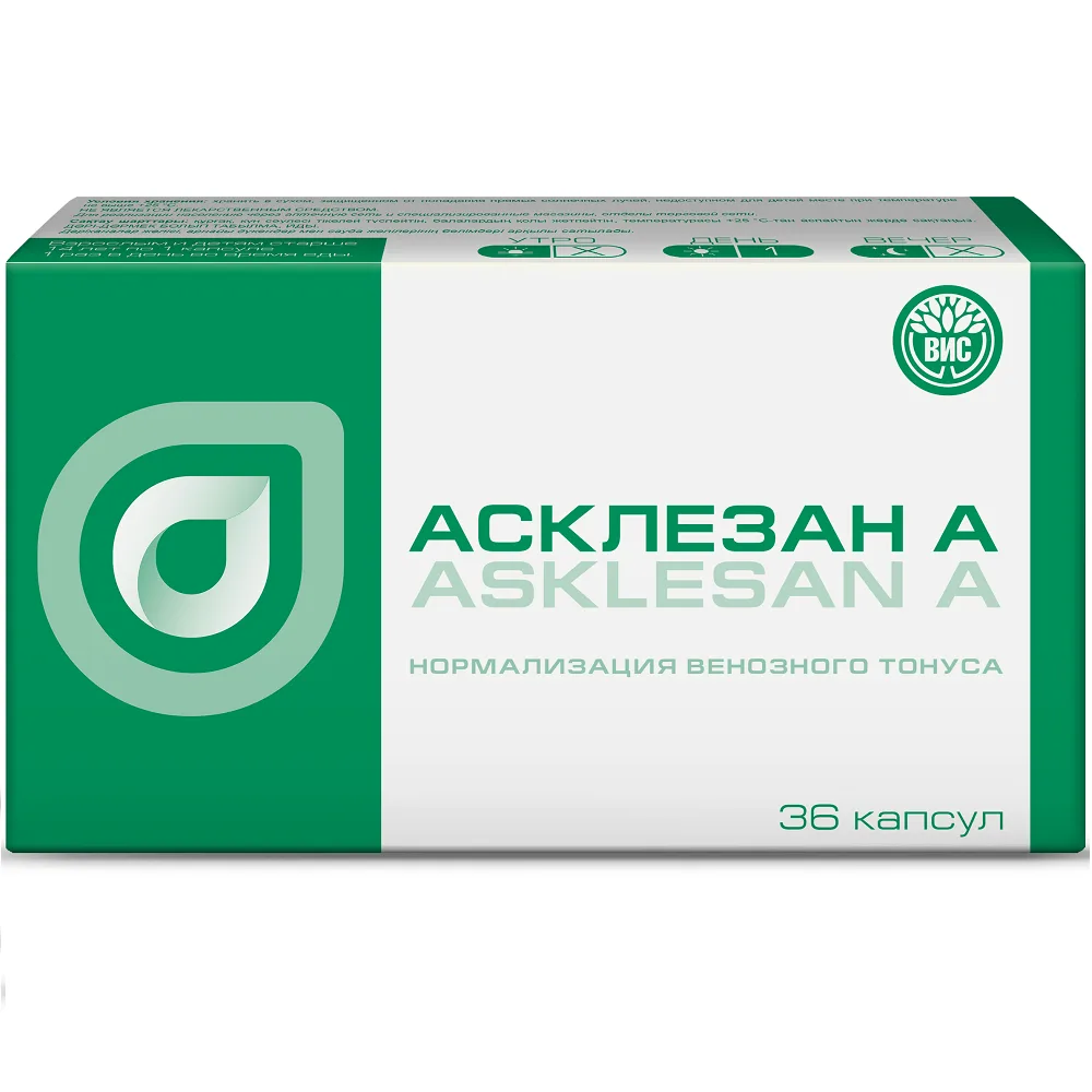 Asclezan 36 capsules 0.3 g