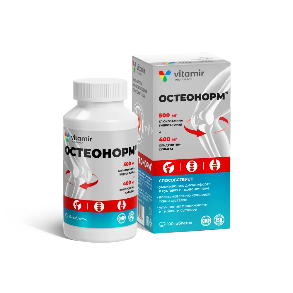 Vitamir Osteonorm 500+400 mg 100 coated tablets, weight 1440 mg