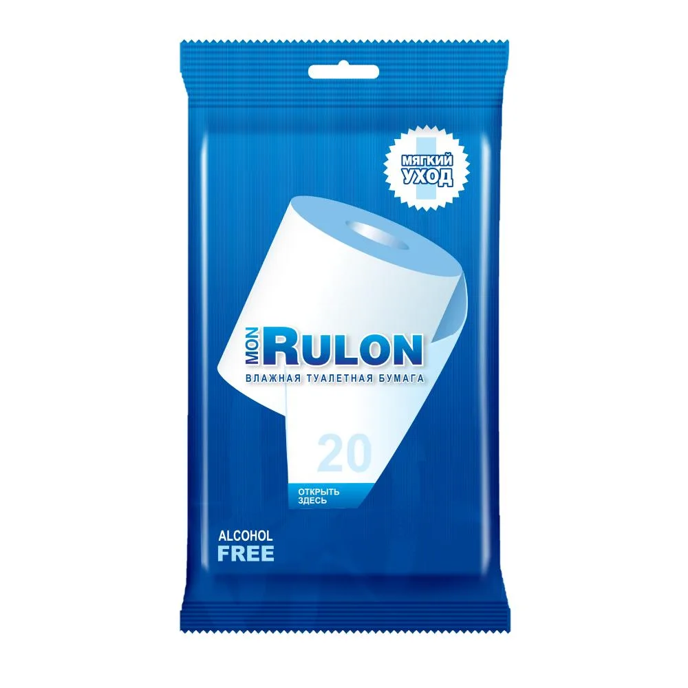 Mon Rulon Wet Toilet Paper 20 pcs.