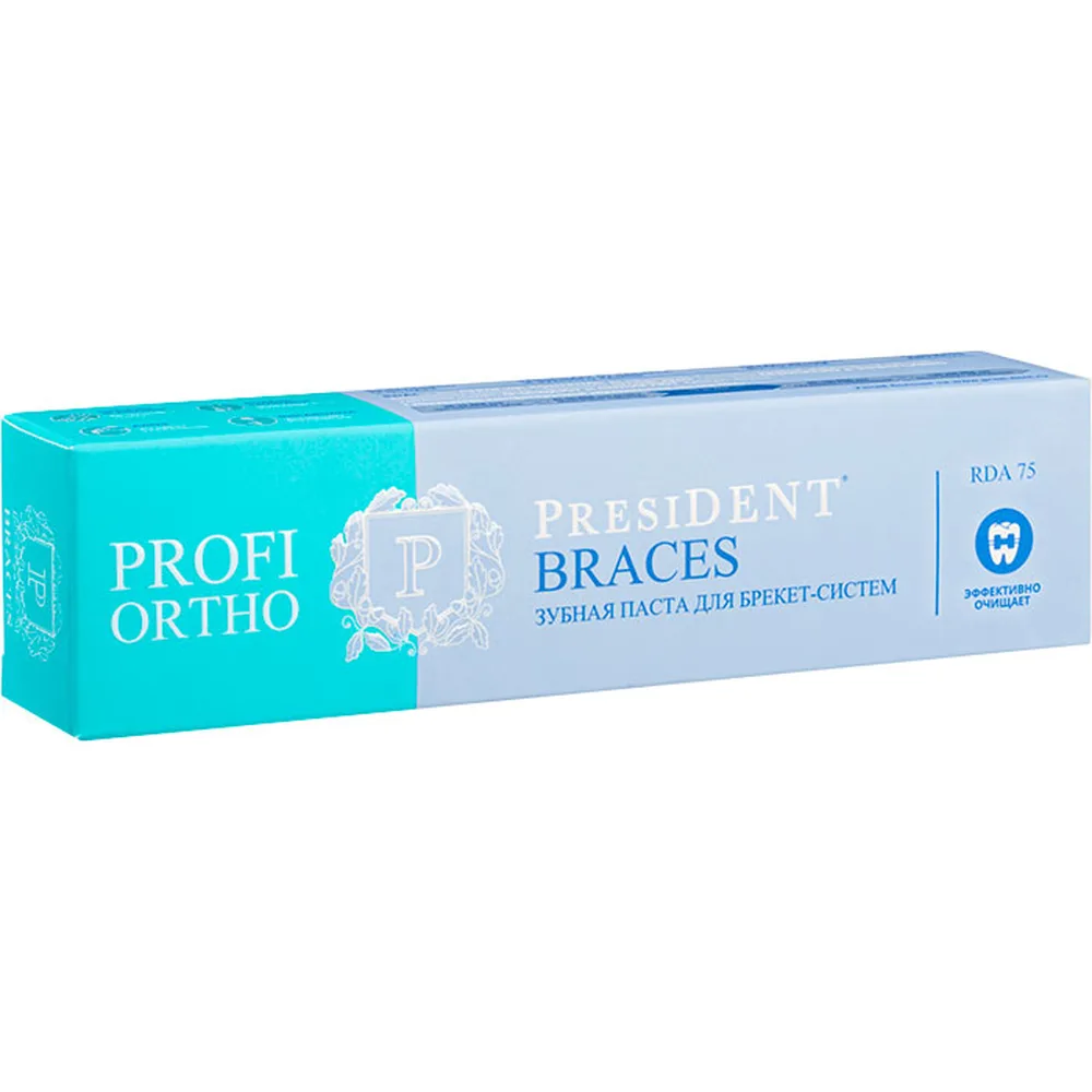 President Profi Ortho Toothpaste for Braces 50 ml