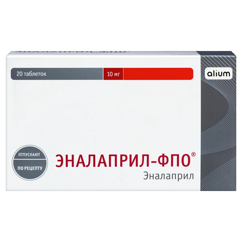 Enalapril-FPO 10 mg 20 tablets