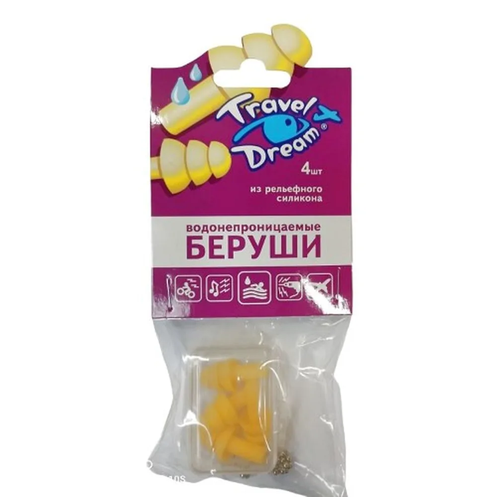 Travel Dream Silicone Ear Plugs Relief 4 pcs.