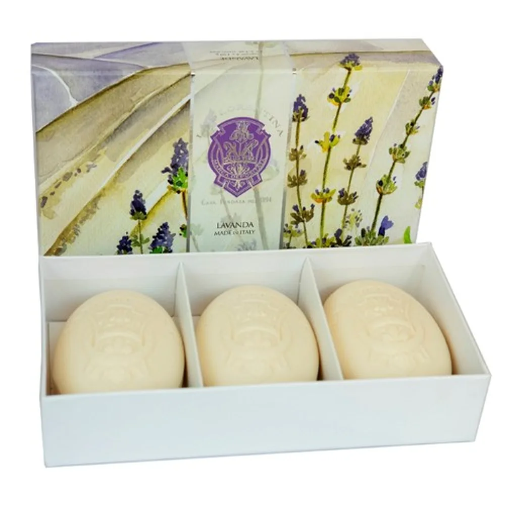 La Florentina kit toilet soap solid lavender 150 g 3 pcs.