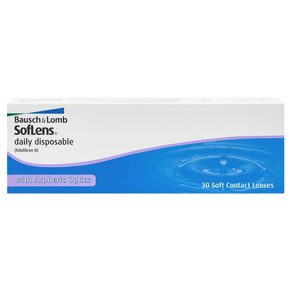 Bausch+Lomb SofLens Daily Disposable Contact Lenses -4.25 30 pcs.