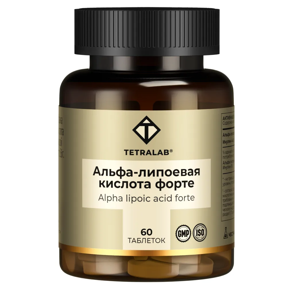 Tetralab Alpha-Lipoic Acid Forte 100 mg 60 tablets 600 mg