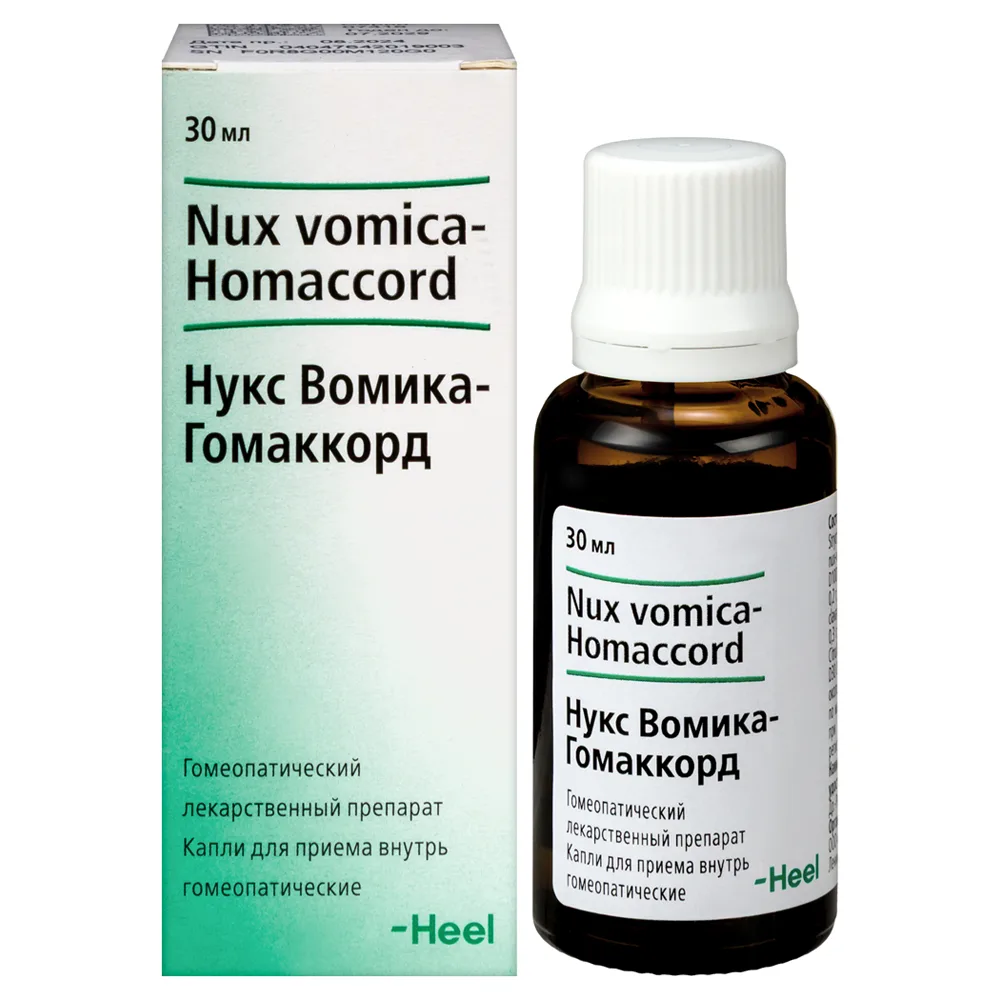 Nux Vomica-Homaccord Drops for Oral Use Homeopathic 30 ml
