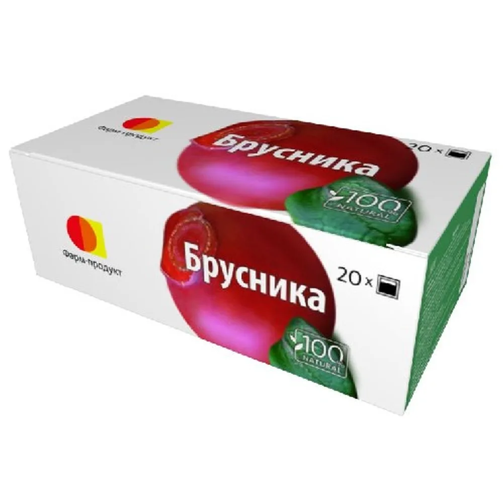 Herbal tea cranberry Altai series 1.5 g 20 pcs filter bags