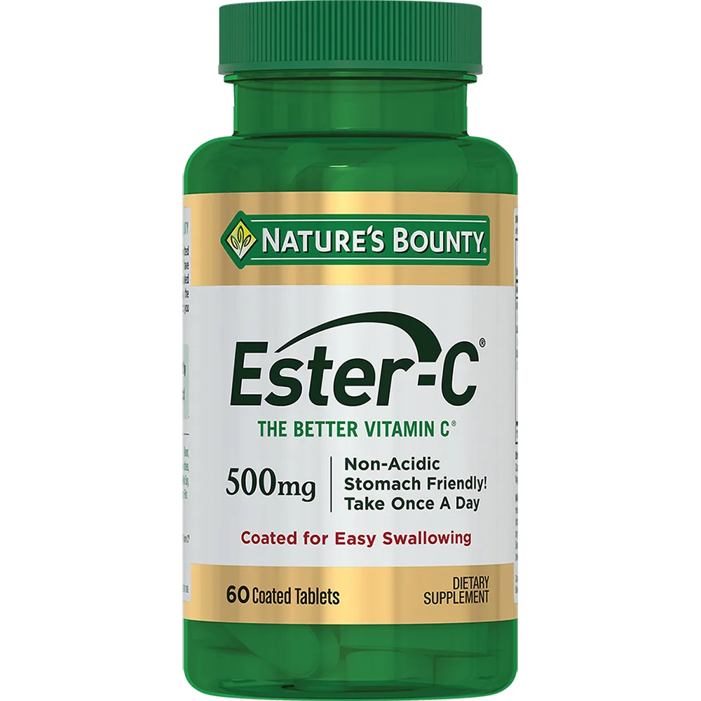 Nature's Bounty Ester-C 500 mg 60 tablets 1098 mg