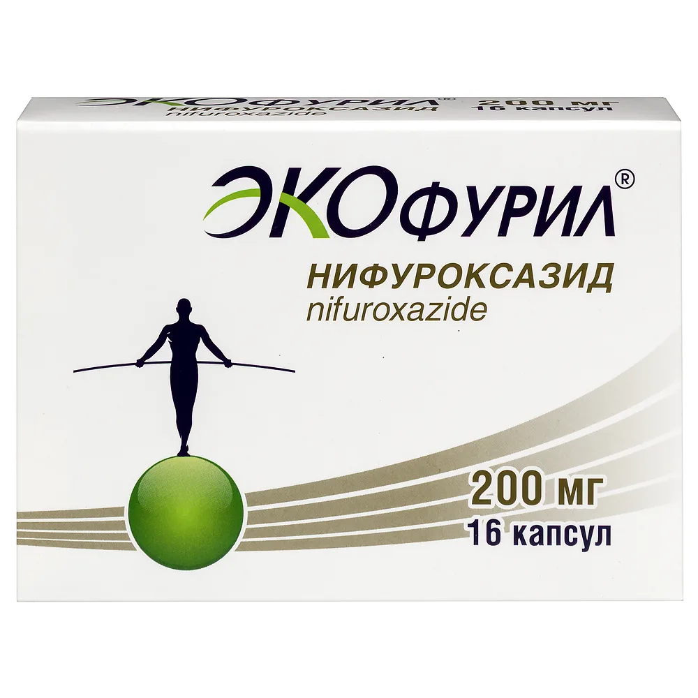 Ecofuryl 200 mg 16 capsules