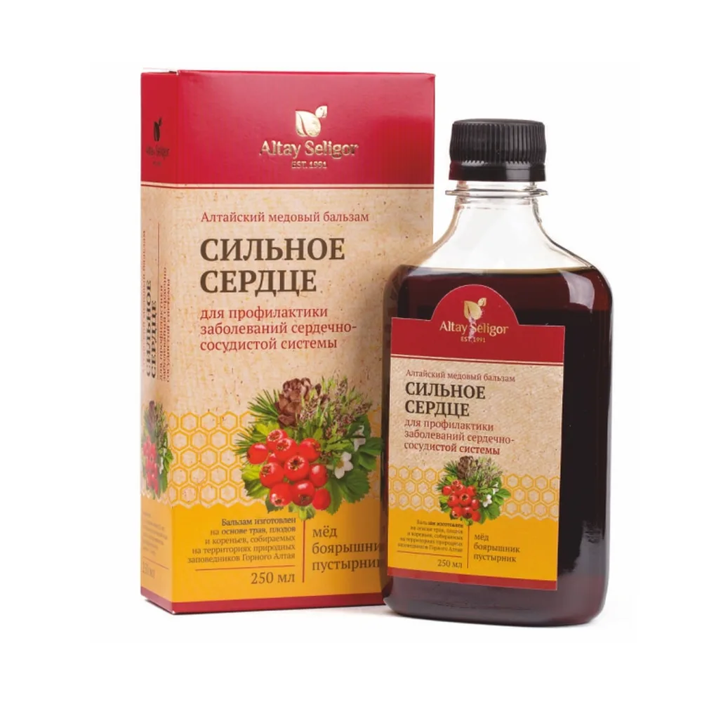 Honey Altai Balm Strong Heart 250 ml
