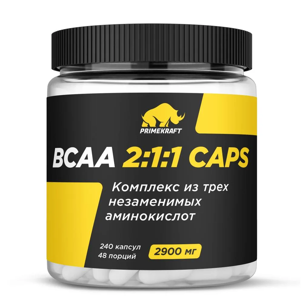 Prime Kraft BCAA 2:1:1 Caps 240 pcs. capsules weighing 580 mg
