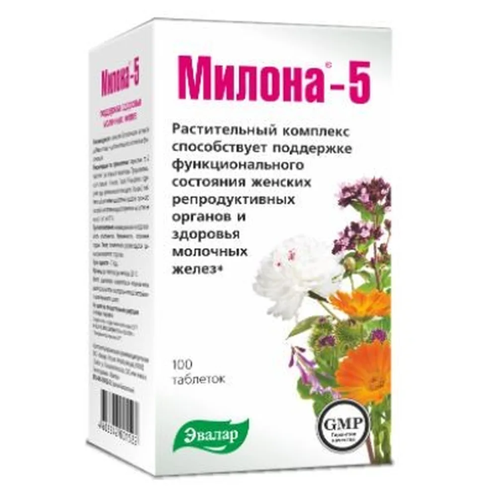 Milona-5 100 tablets 0.5 g