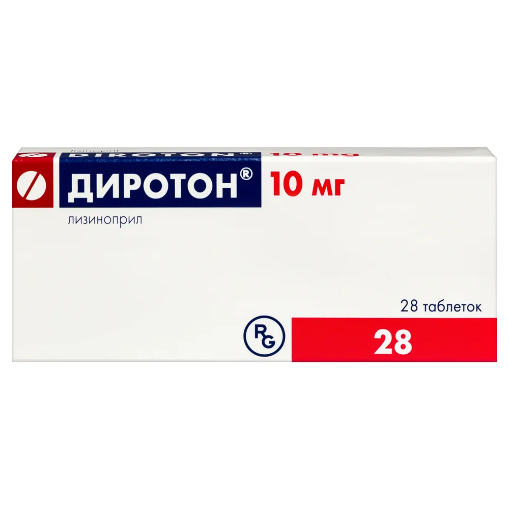 Diroton 10 mg 28 tablets