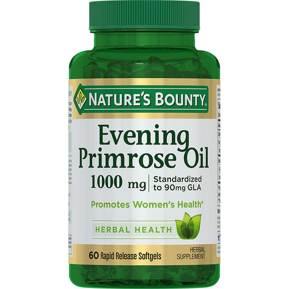 Nature's Bounty Evening Primrose Oil 1000 mg 60 capsules