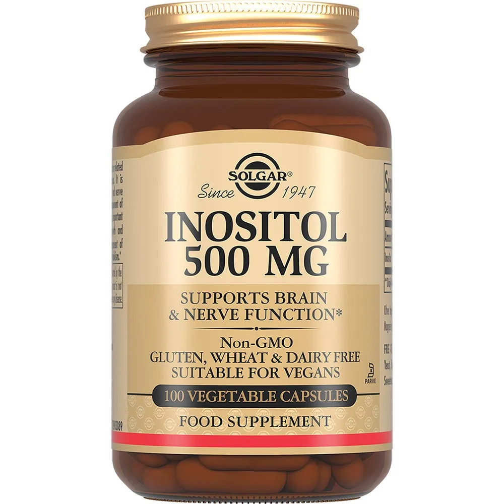 Solgar Inositol 500 mg 100 capsules 641 mg