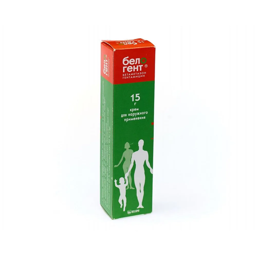 Belogent 0.05% + 0.1% cream for external use 15 g