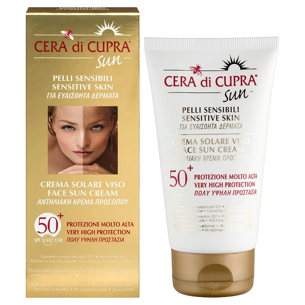Cera di Cupra sunscreen cream for face SPF 50+ 75 ml