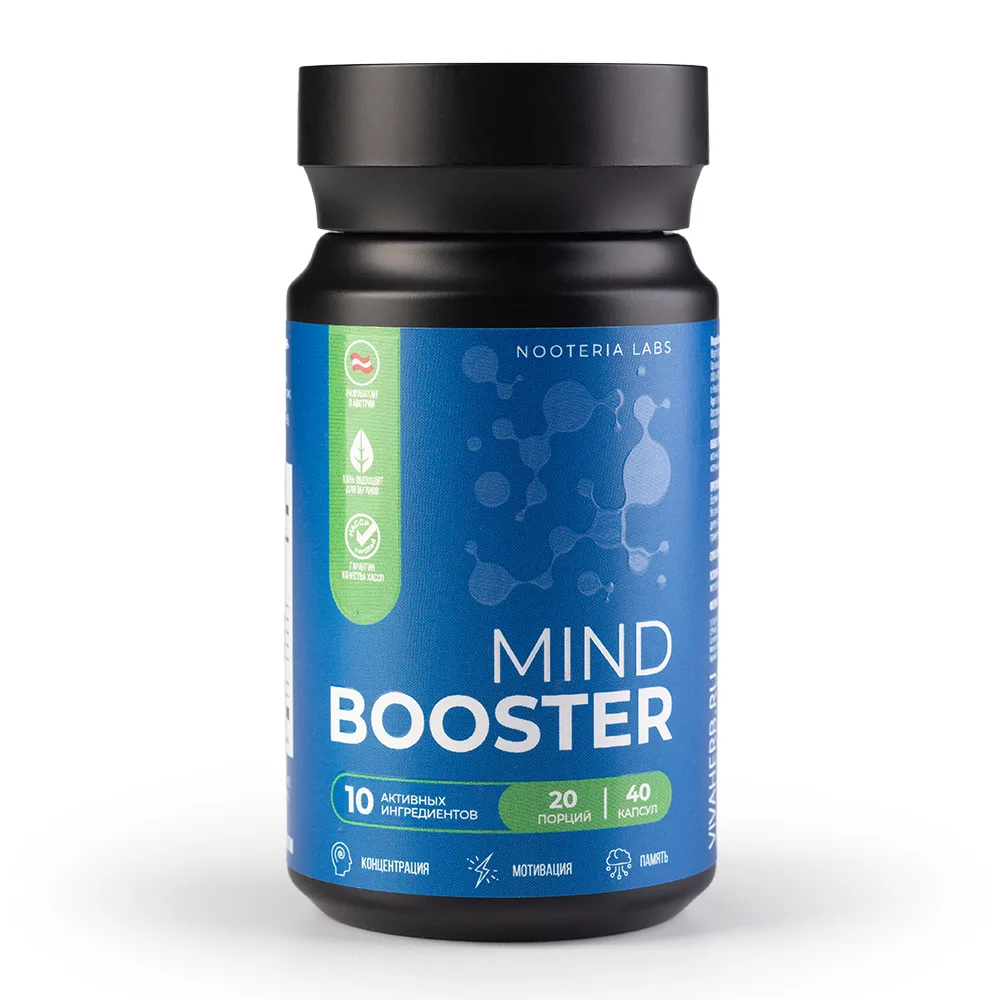 Nooteria Labs Mind Booster 40 capsules 520 mg