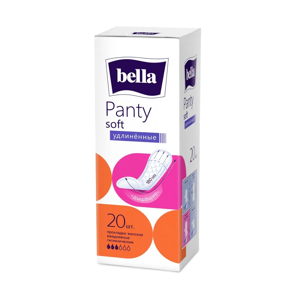 Bella Panty Soft Daily Panty Liners Long 20 pcs.