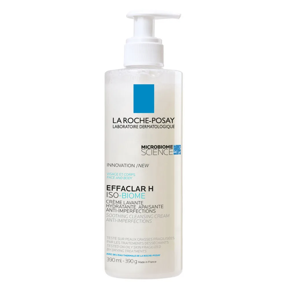 La Roche-Posay Effaclar H Iso-Biome Cleansing Gel Cream Soothing Anti-Imperfections 390 ml