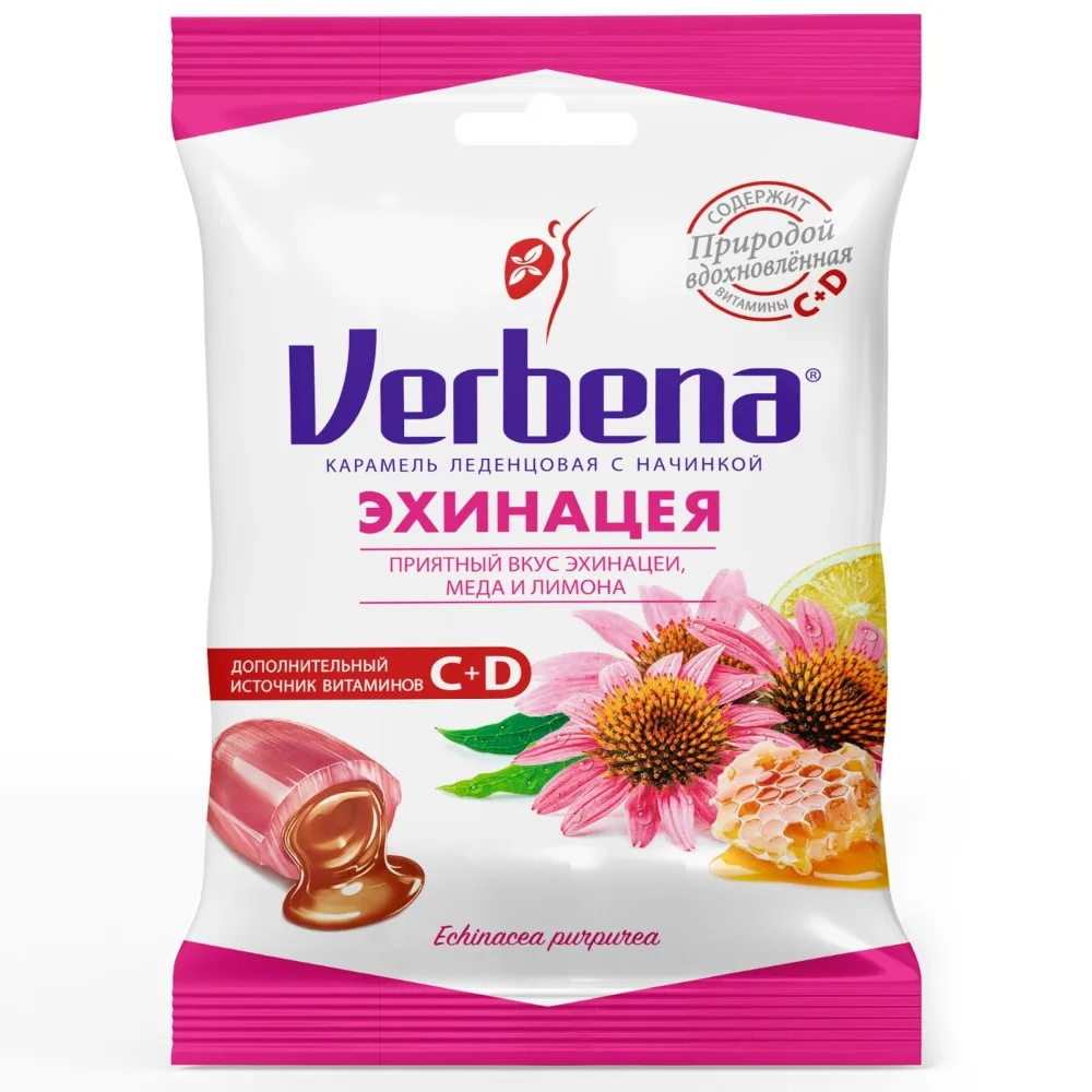 Verbena Echinacea Candy with Filling 60 g