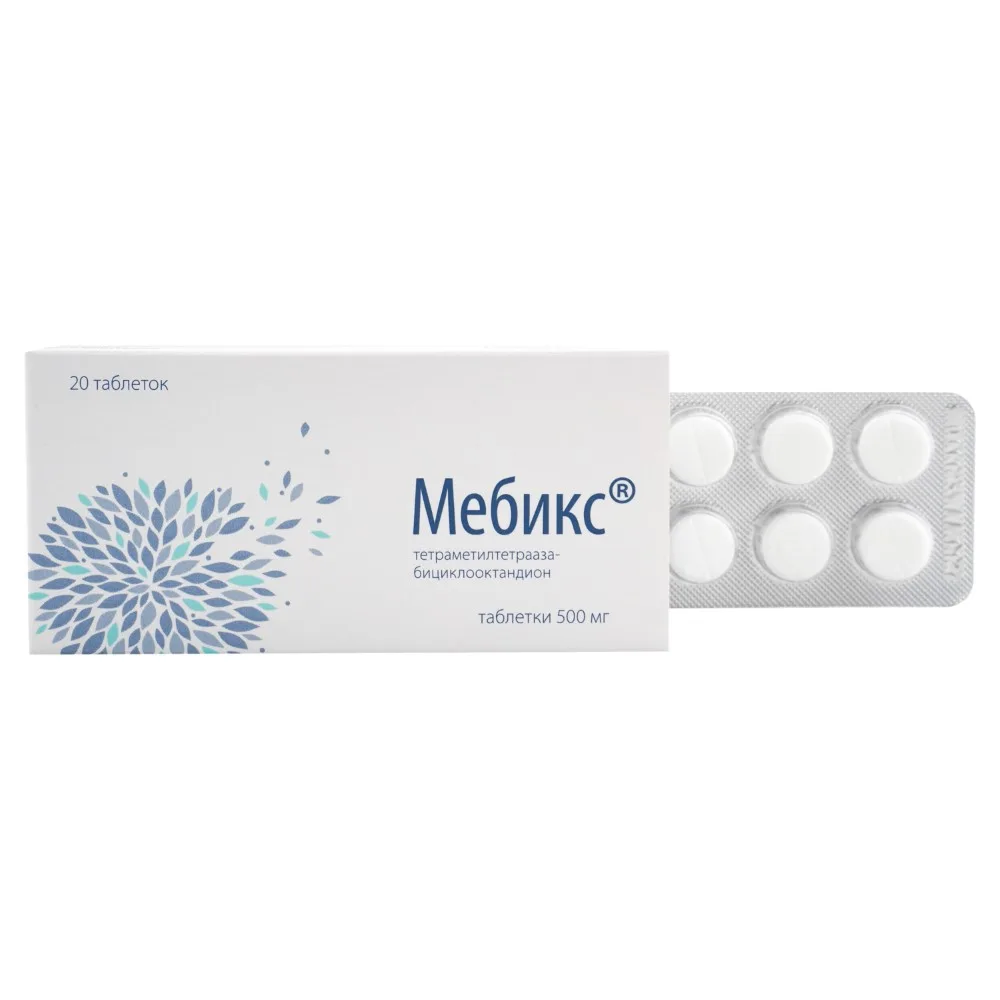 Mebix 500 mg 20 tablets blister
