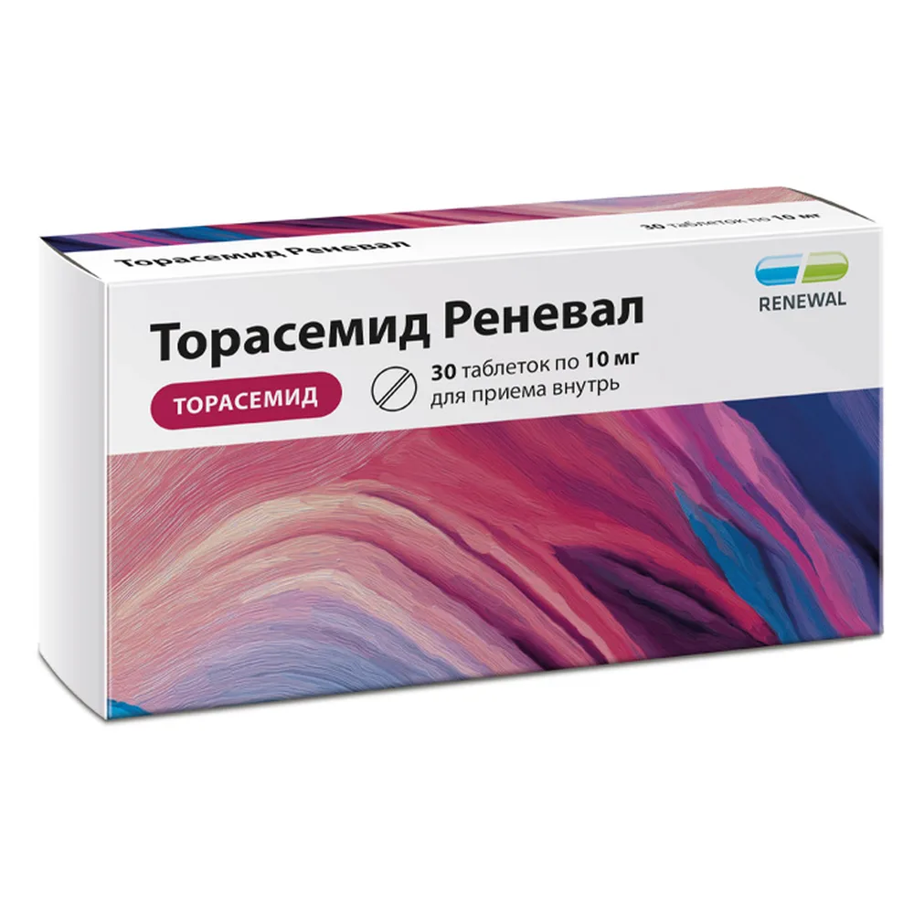 Torasemide Renewel 10 mg 30 tablets