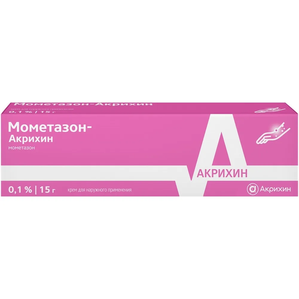 Mometasone akrikhin 0.1% cream for external use 15 g