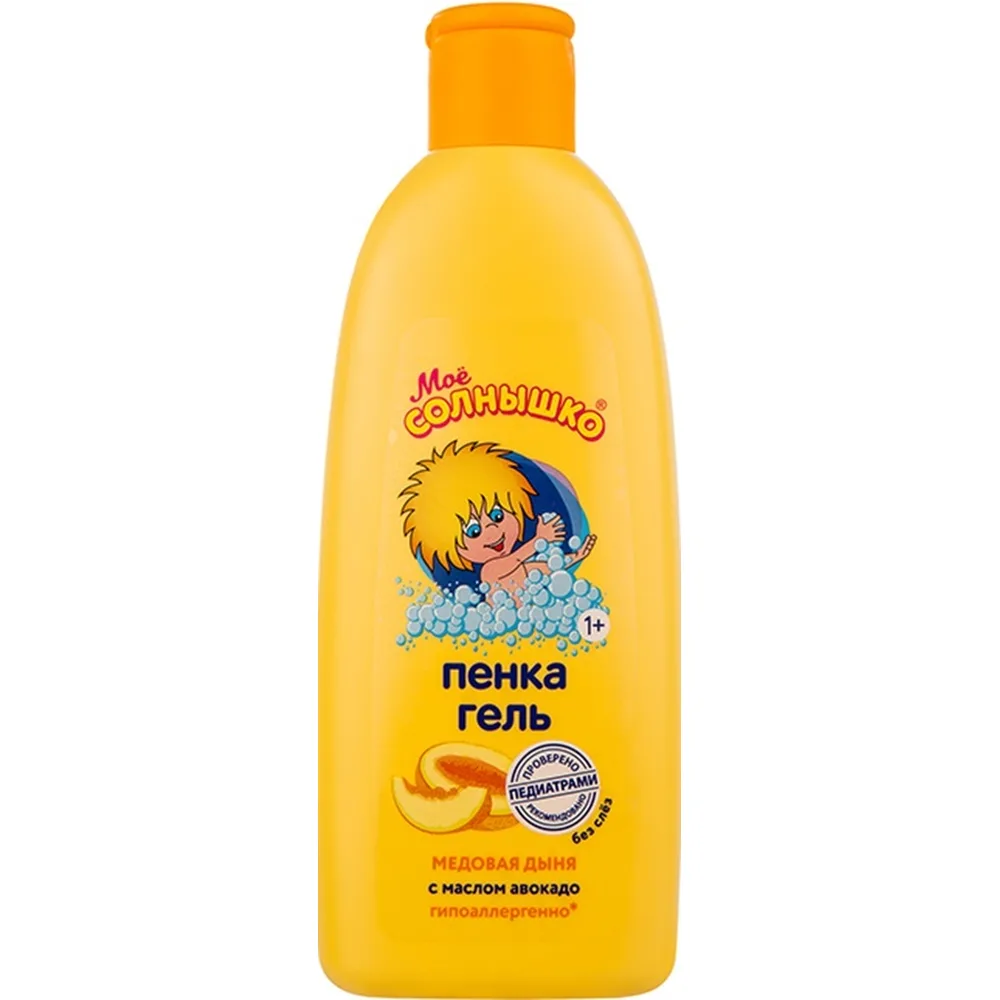 Moe Solnyshko Shower and Bath Gel for Children Honey Melon 400 ml