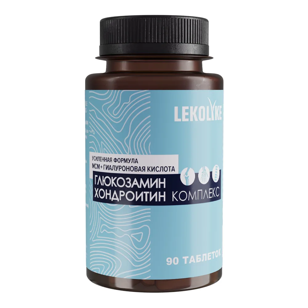 Lekolike glucosamine chondroitin complex 90 tablets 1300 mg
