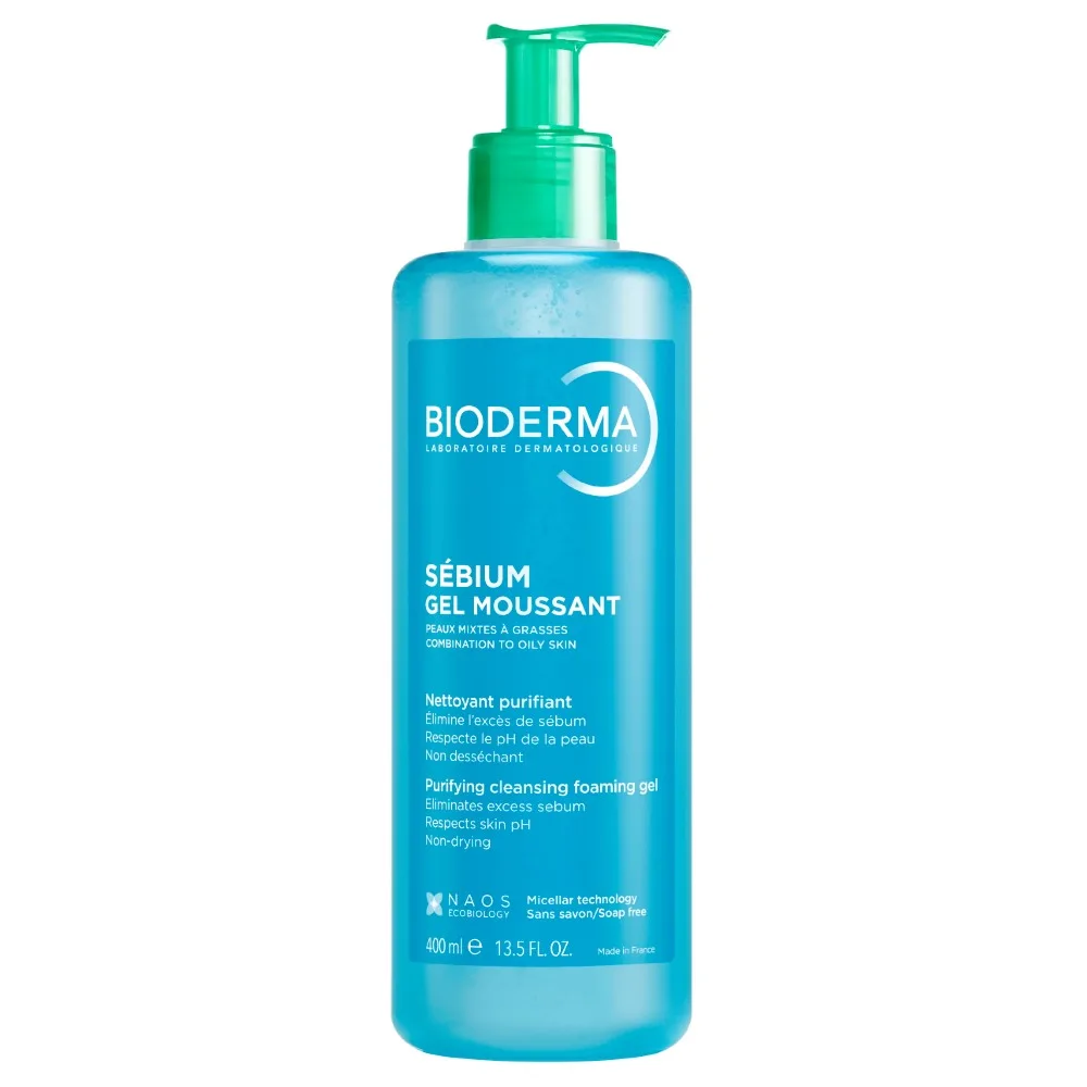 Bioderma Sebium Cleansing Gel with Pump 400 ml