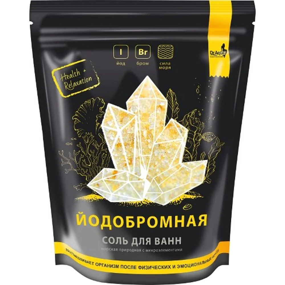 Dr Aqua Sea Salt for Baths Natural Iodine-Bromine 700 g