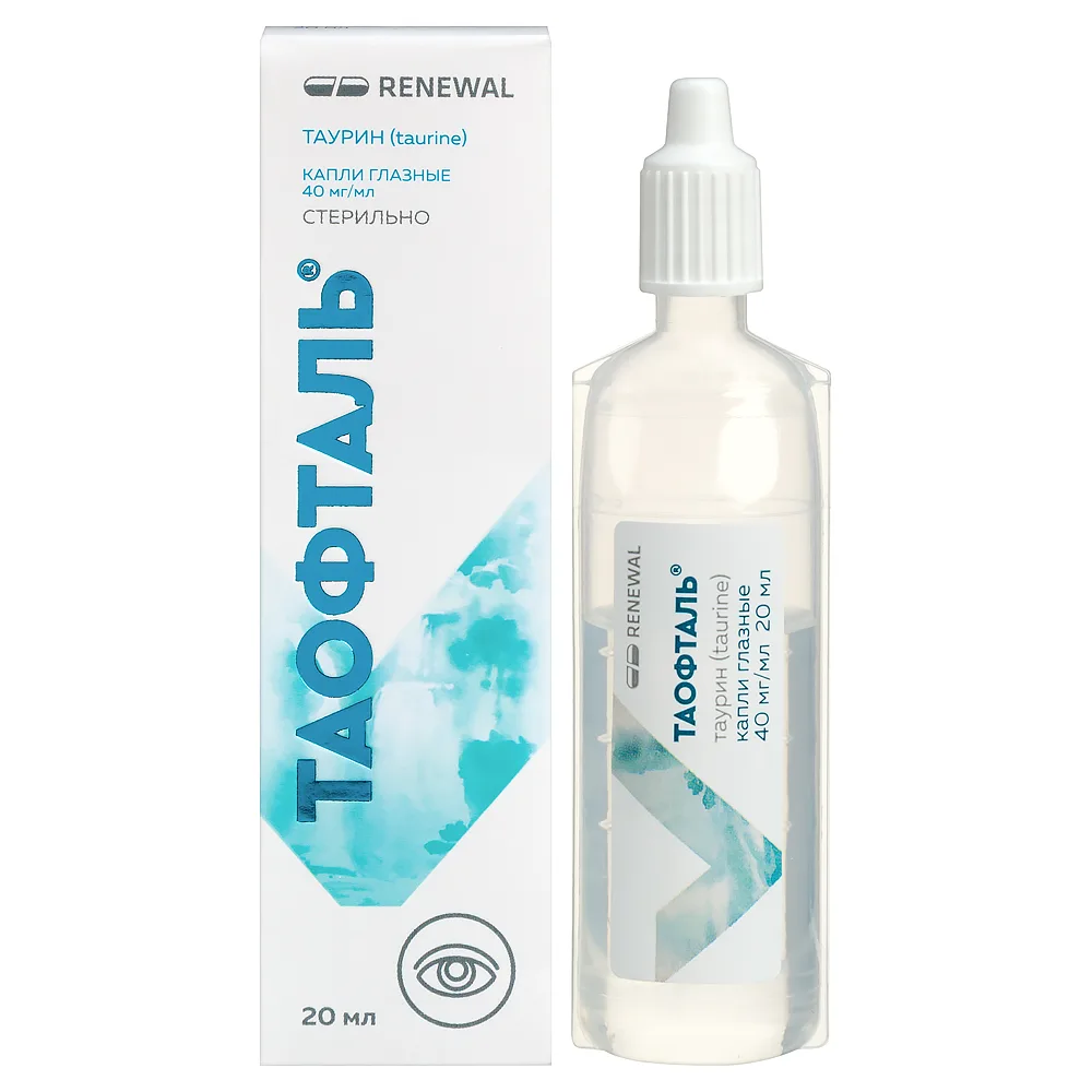 Taofthal 40 mg/ml dropper tube eye drops 20 ml