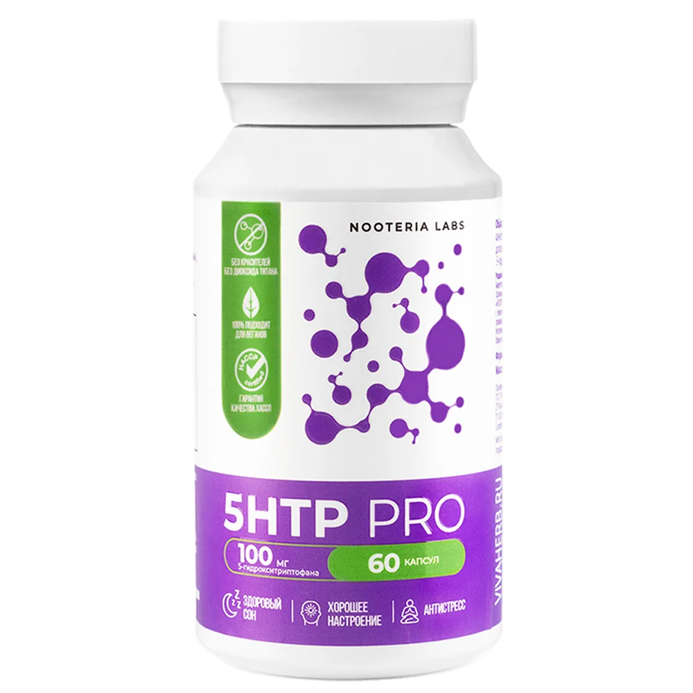 Nooteria labs 5-HTP Pro (5-Hydroxytryptophan) 60 capsules 260 mg