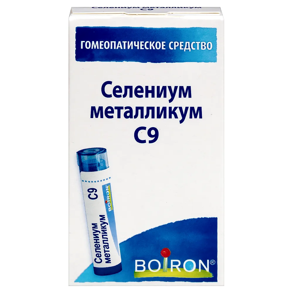 Selenium metallicum C9 homeopathic monocomponent mineral-chemical preparation granules 4 g