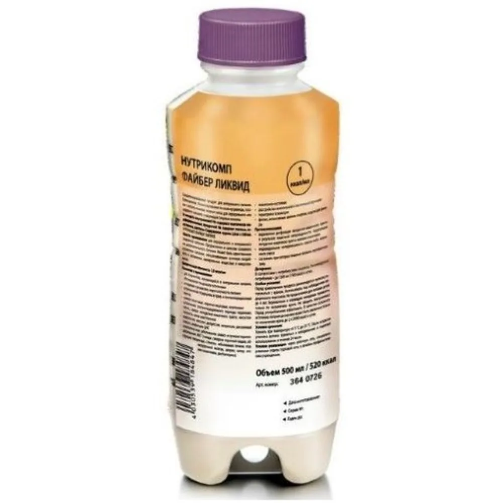 Nutricomp Fiber Liquid 500 ml/Neutral Taste