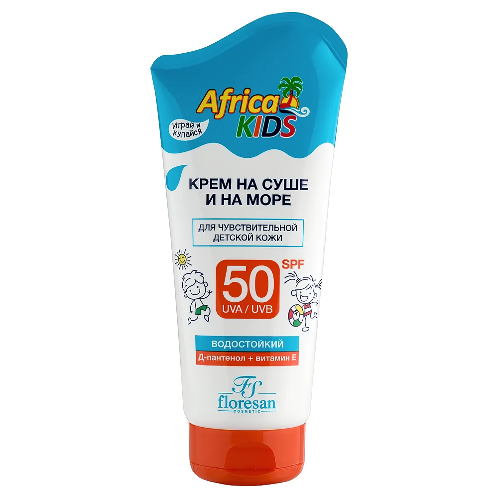 Floresan Africa Kids Sun Protection Cream for Land and Sea SPF 50 150 ml