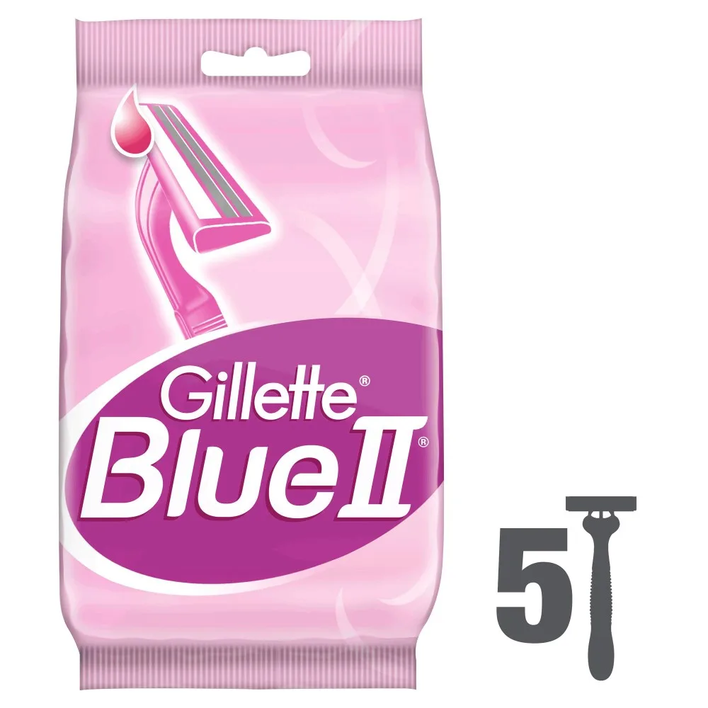 Gillette Blue 2 for Women Disposable Safety Razors 5 pcs.