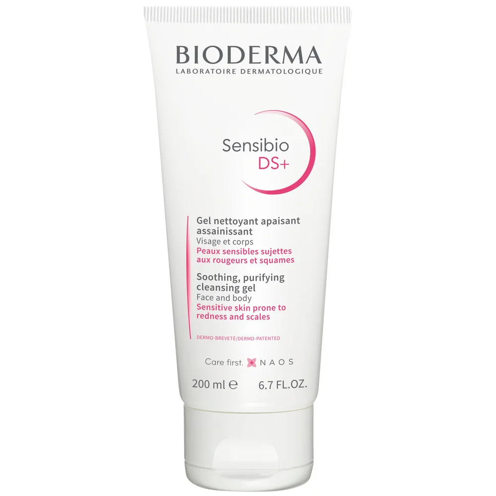 Bioderma Sensibio DS+ gel for sensitive skin with redness and flaking 200 ml