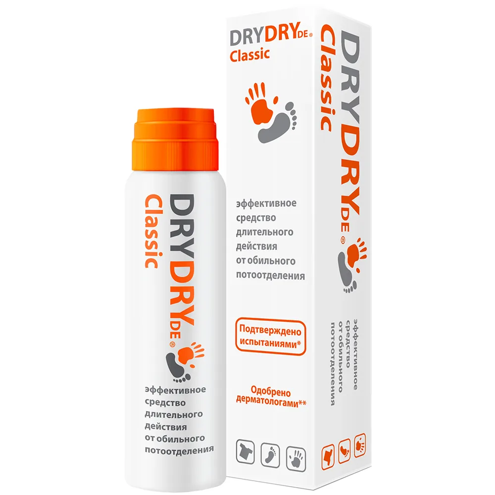 Dry dry de classic effective long-lasting agent for excessive sweating 35 ml