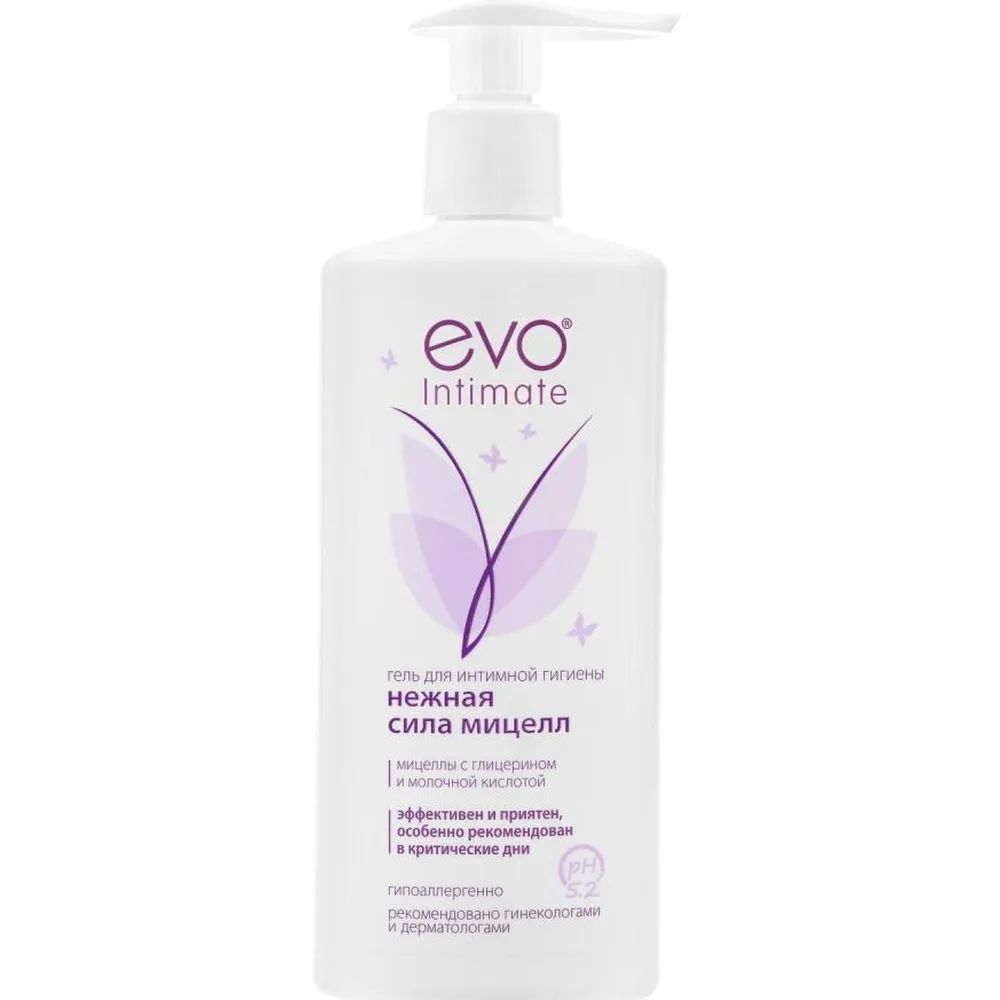 Evo Intimate Gel for Gentle Micellar Intimate Hygiene 250 ml