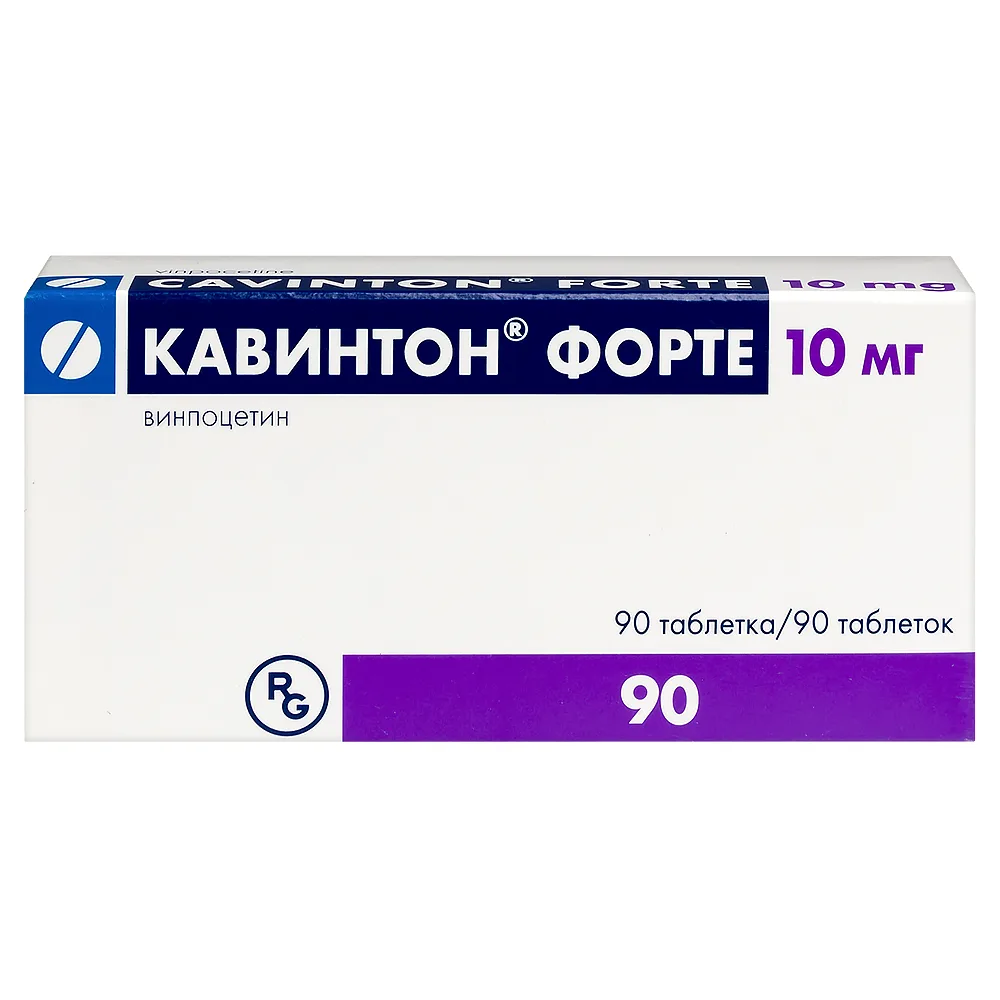 Cavinton Forte 10 mg 90 tablets