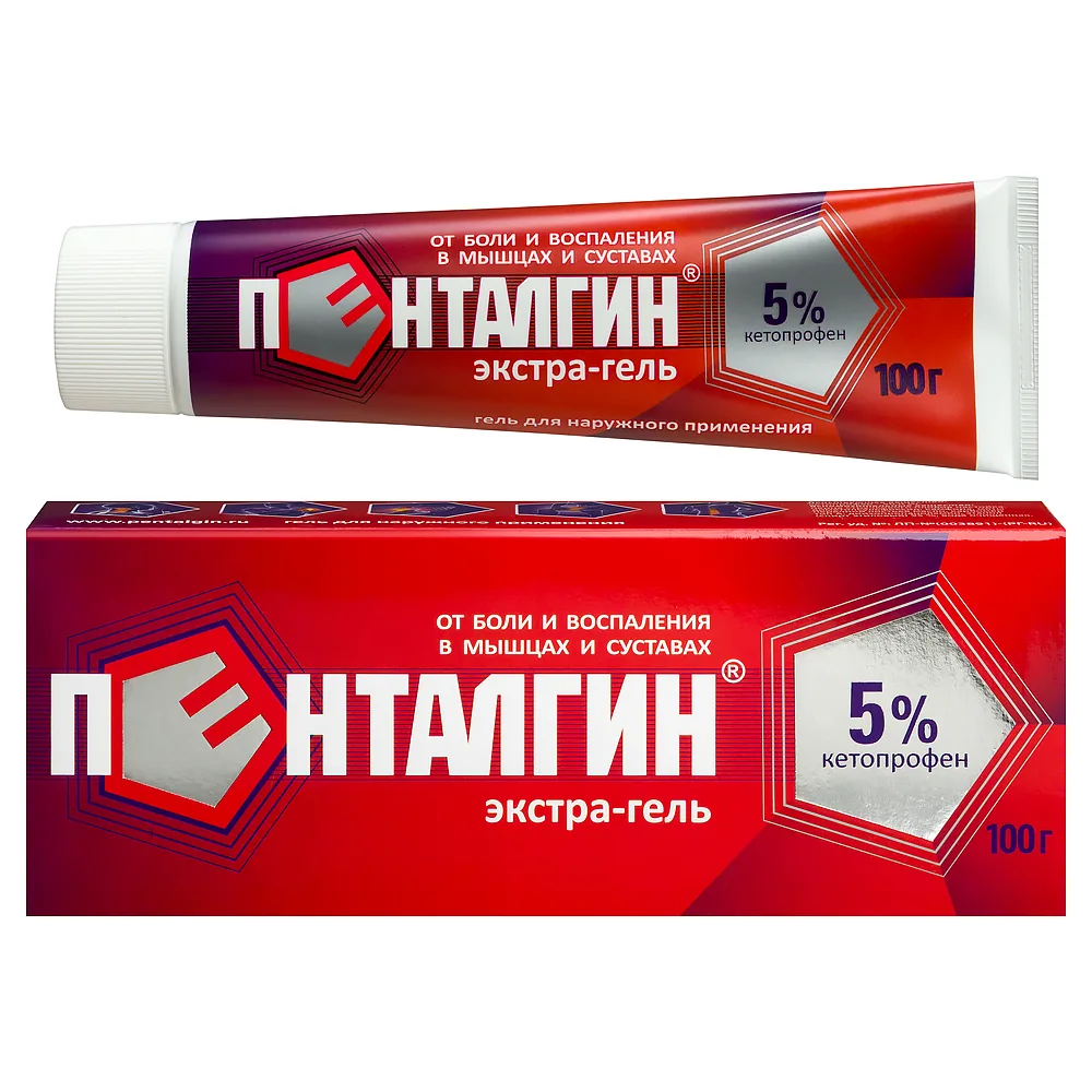 Pentalgin Extra Gel 5% gel for external use 100 g