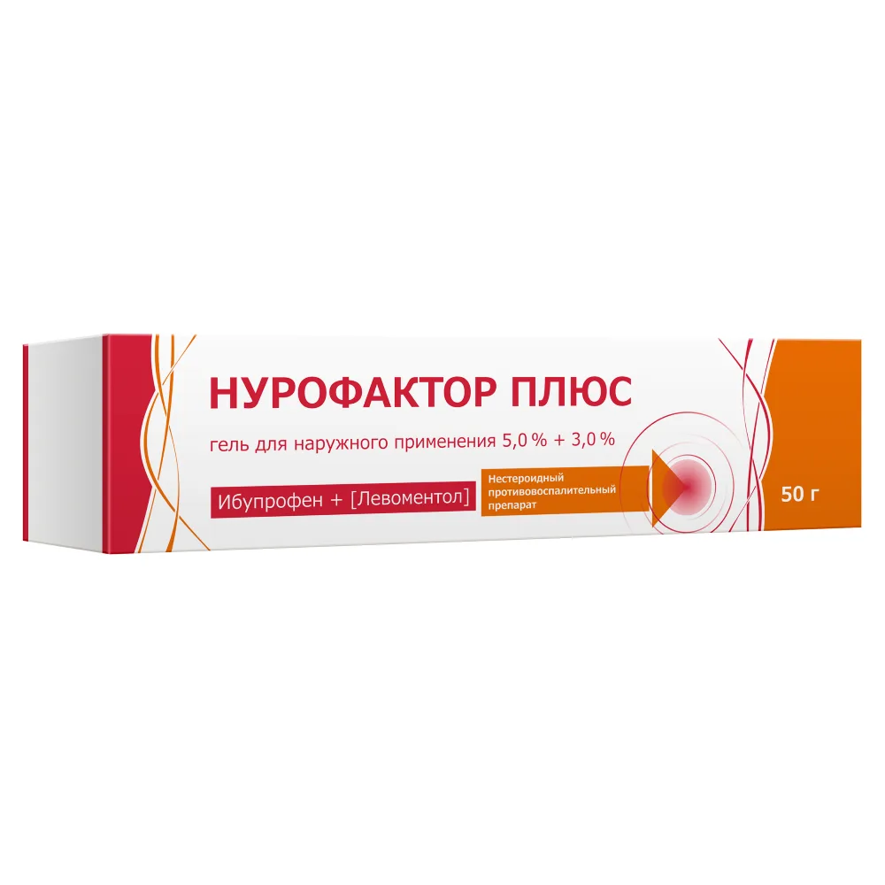 Nurofactor Plus 5% + 3% Gel for External Use 50 g