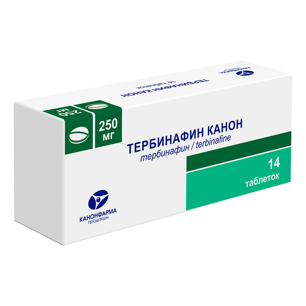 Terbinafine Canon 250 mg 14 tablets