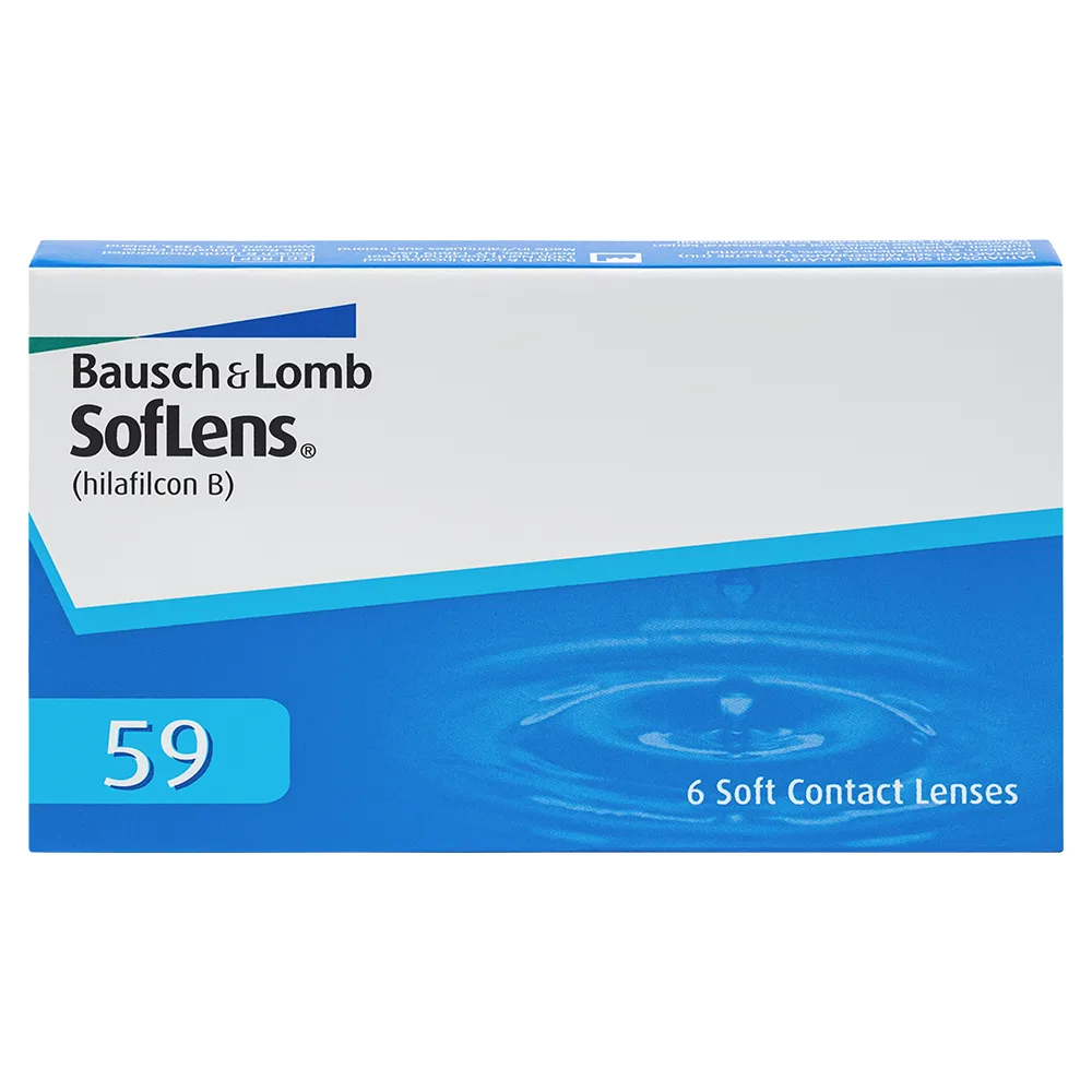 Bausch+Lomb SofLens 59 Contact Soft Lenses Monthly Replacement 8.6/14.2 6 pcs. -6.00